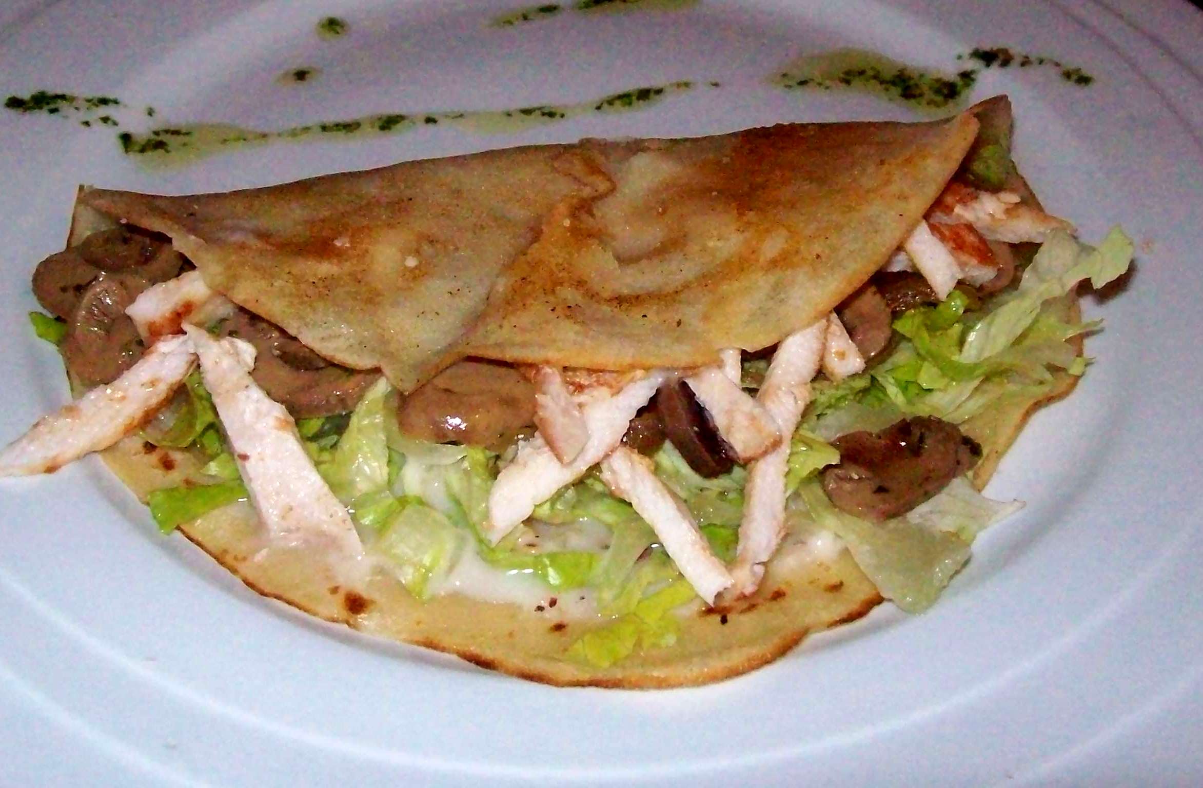 Restaurante Palau crep relleno